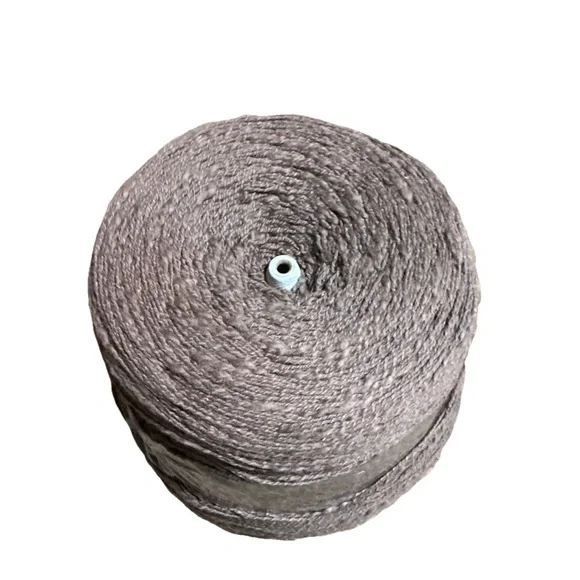 Vintage Natural dark gray Fiber Art Yarn - Picture 2 of 3